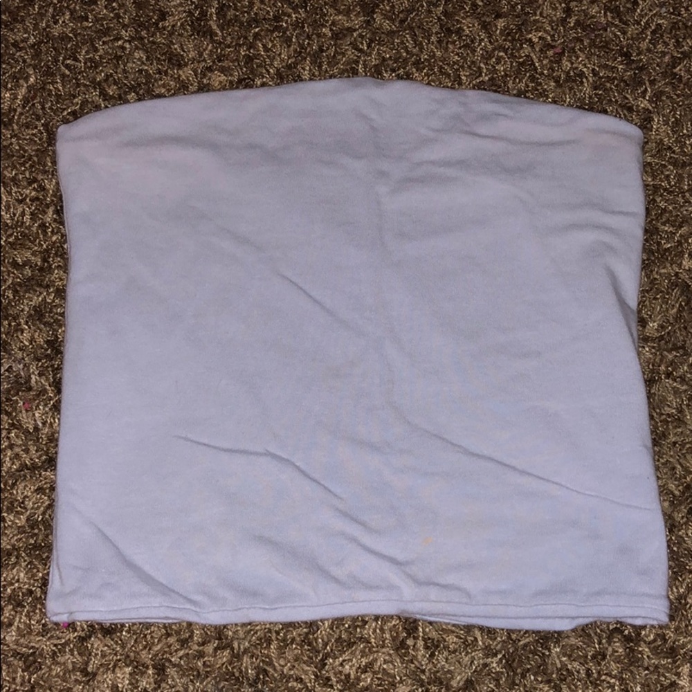 Blue tube top/ Brandy